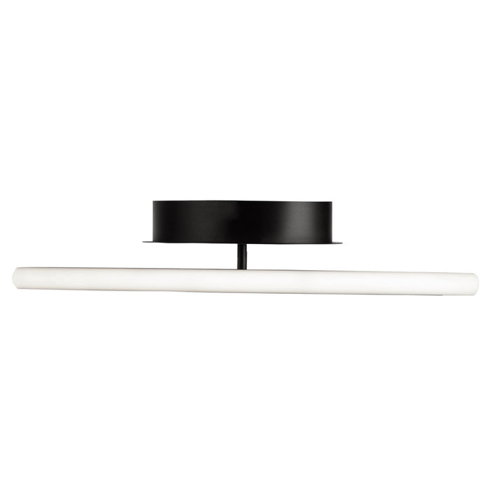 Artcraft AC6672NB LED Flush Mount, Black, Nickel