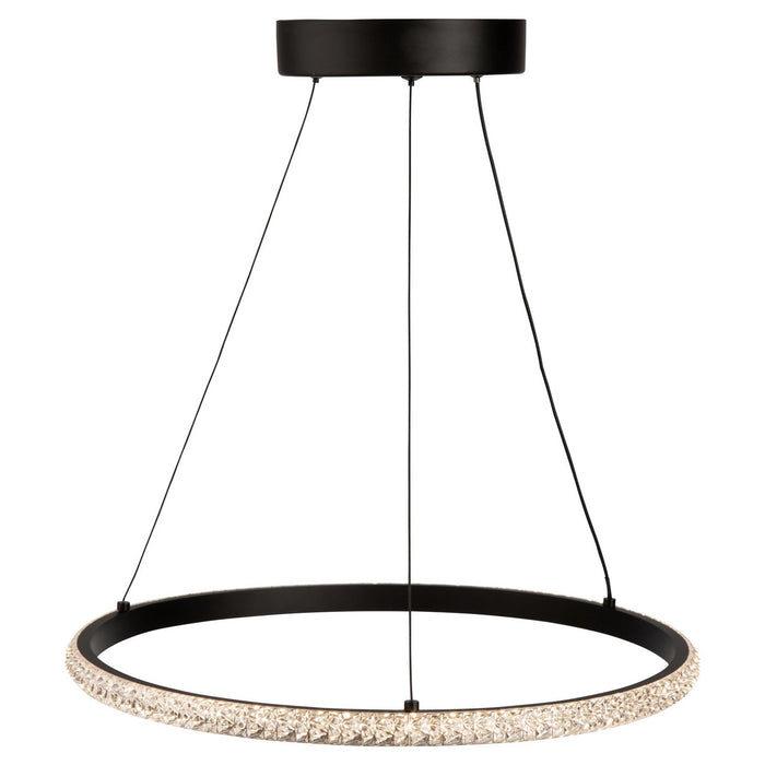 Artcraft AC6710BK LED Pendant, Black