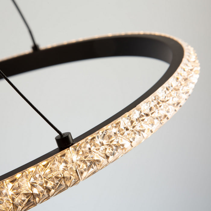 Artcraft AC6710BK LED Pendant, Black