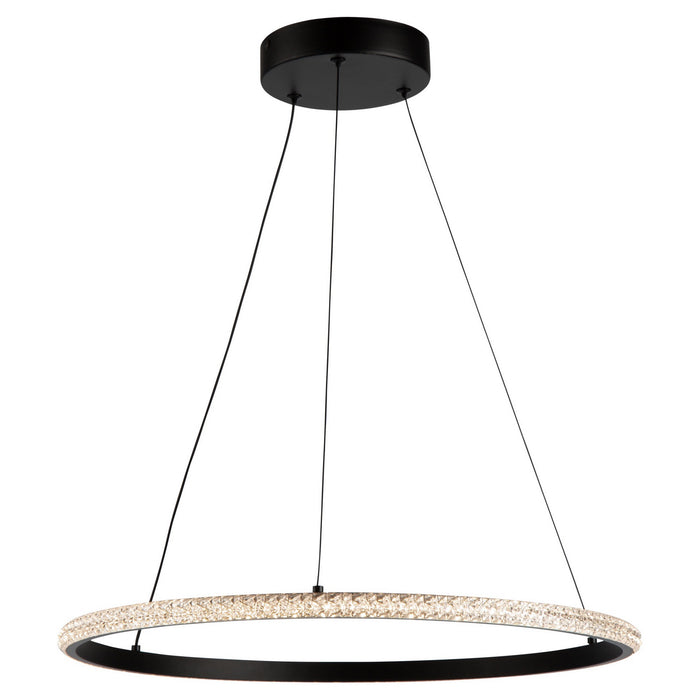 Artcraft AC6711BK LED Pendant, Black