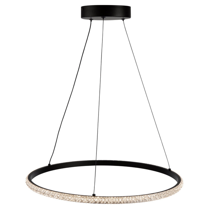 Artcraft AC6711BK LED Pendant, Black