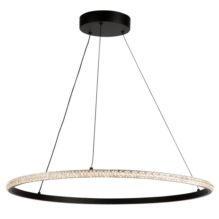 Artcraft AC6712BK LED Pendant, Black