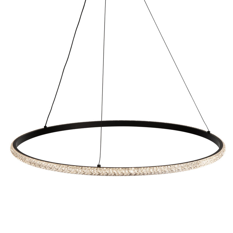 Artcraft AC6712BK LED Pendant, Black