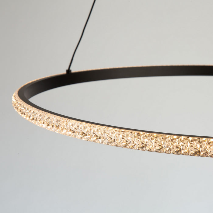 Artcraft AC6712BK LED Pendant, Black