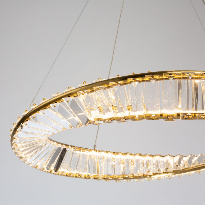 Artcraft AC6720BB LED Pendant, Brushed Brass