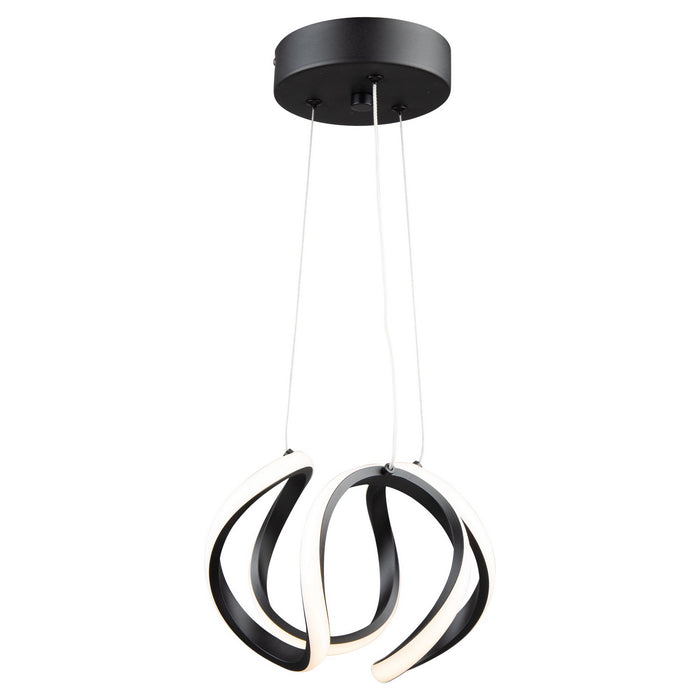 Artcraft AC7637BK LED Pendant, Black