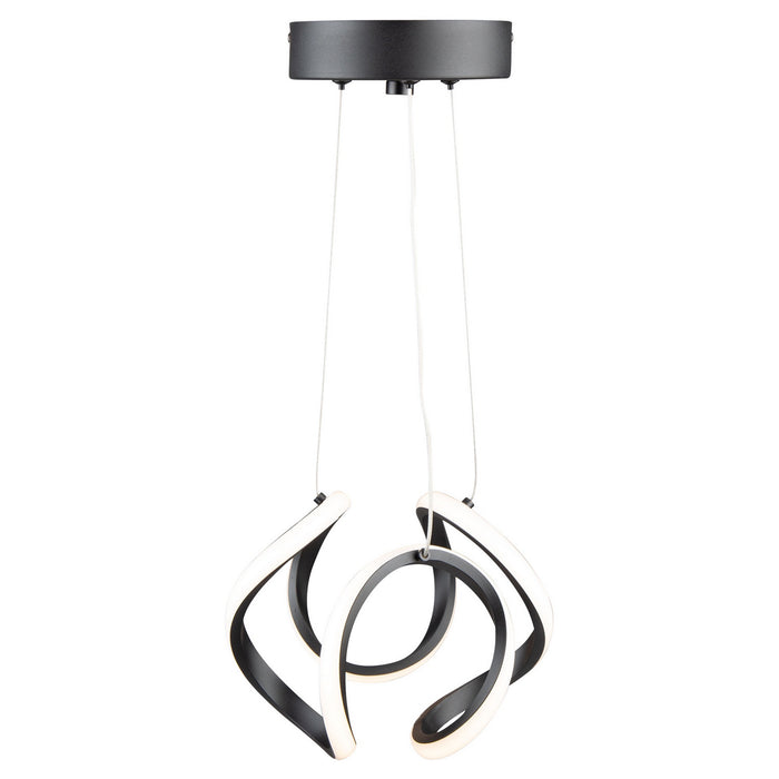 Artcraft AC7637BK LED Pendant, Black