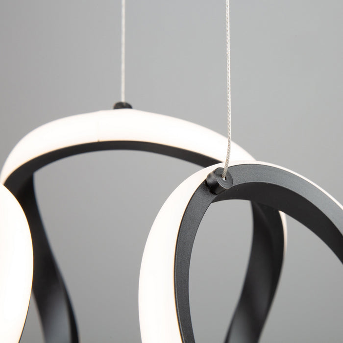 Artcraft AC7637BK LED Pendant, Black