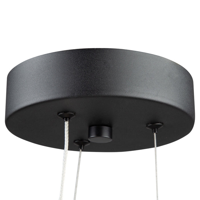 Artcraft AC7637BK LED Pendant, Black