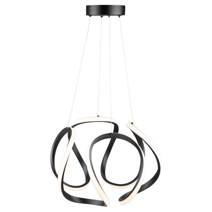Artcraft AC7638BK LED Pendant, Black