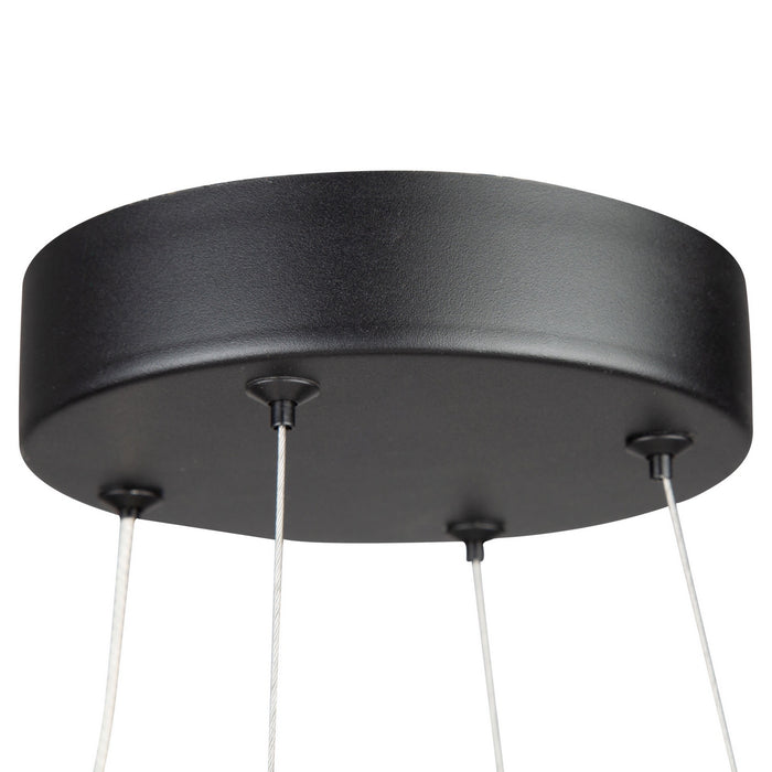 Artcraft AC7638BK LED Pendant, Black