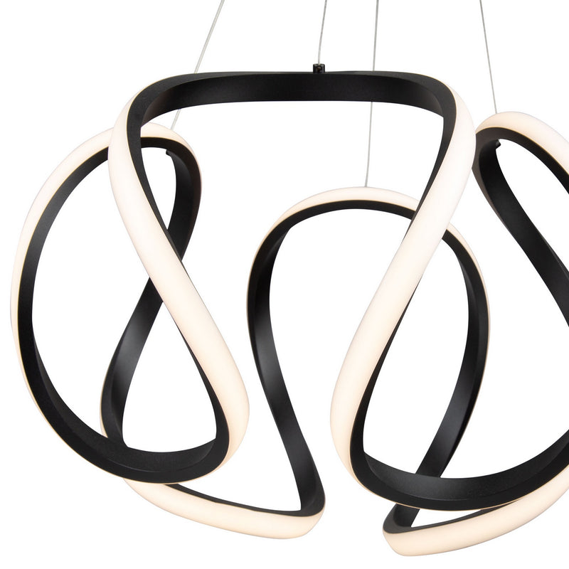 Artcraft AC7638BK LED Pendant, Black