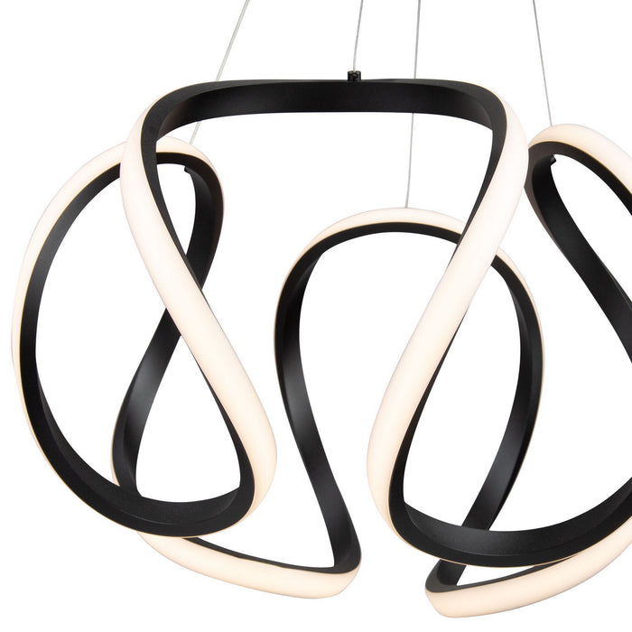 Artcraft AC7638BK LED Pendant, Black