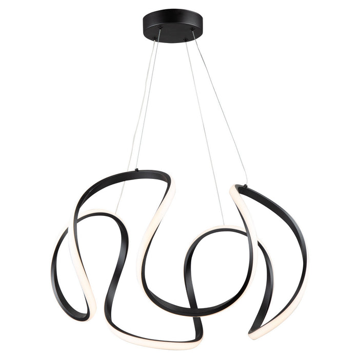 Artcraft AC7639BK LED Pendant, Black