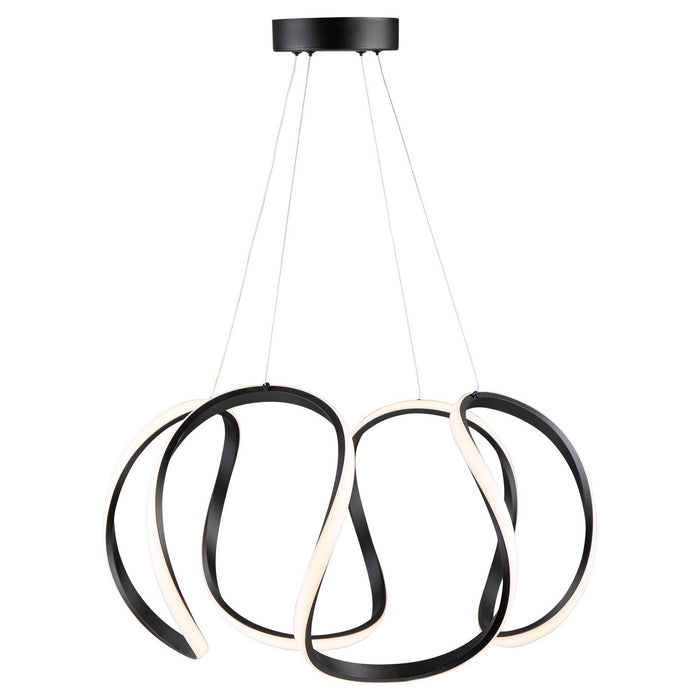 Artcraft AC7639BK LED Pendant, Black