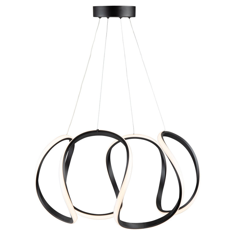 Artcraft AC7639BK LED Pendant, Black