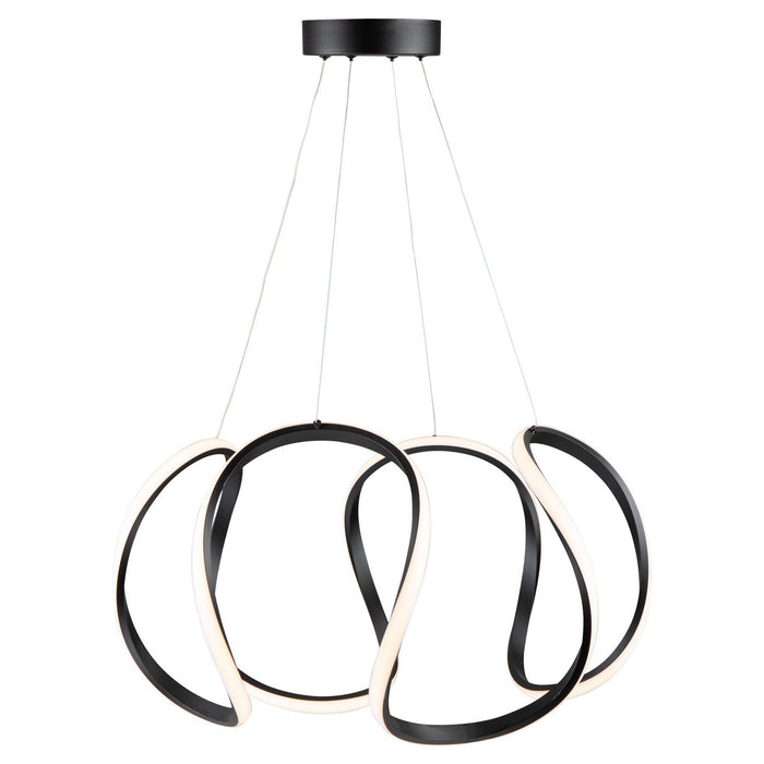 Artcraft AC7639BK LED Pendant, Black