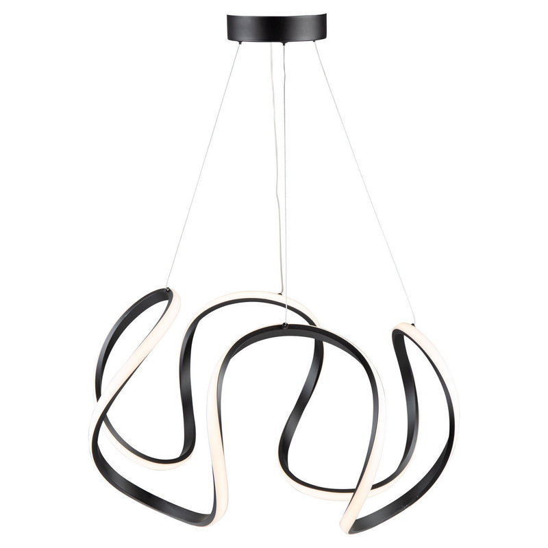 Artcraft AC7639BK LED Pendant, Black