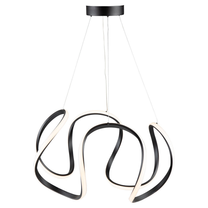 Artcraft AC7639BK LED Pendant, Black