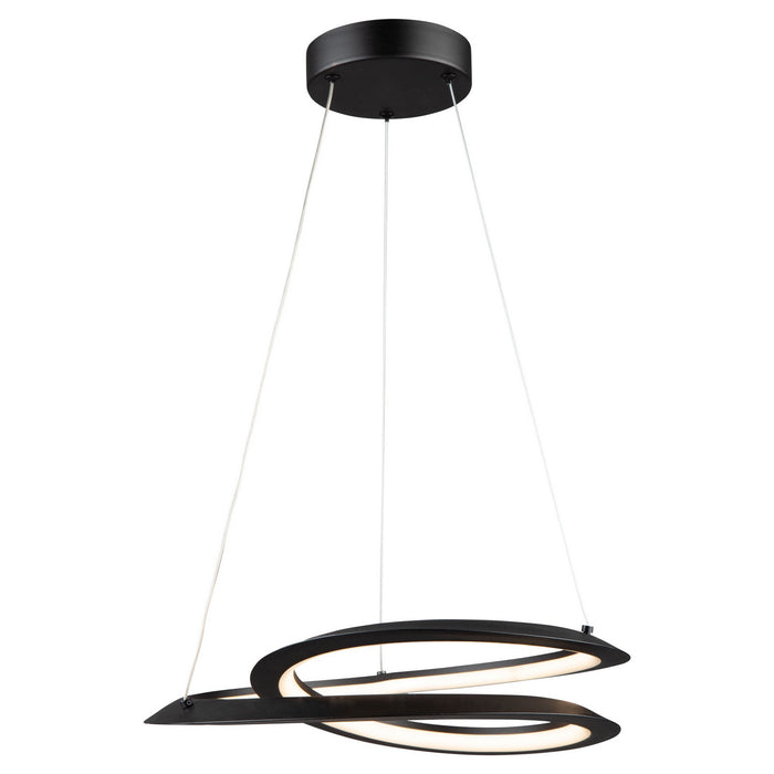 Artcraft AC7677BK LED Pendant, Black