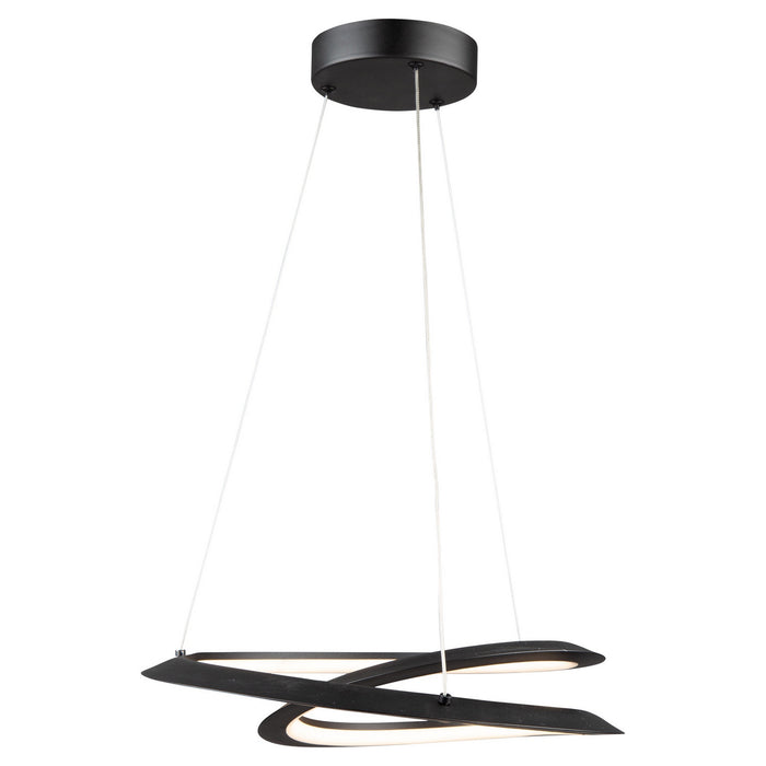 Artcraft AC7677BK LED Pendant, Black