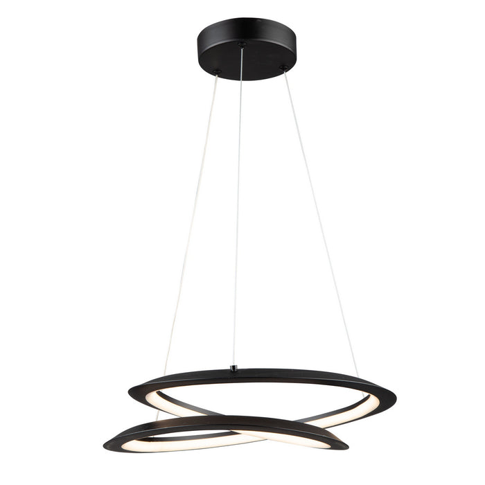 Artcraft AC7677BK LED Pendant, Black