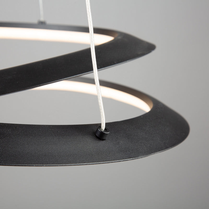 Artcraft AC7677BK LED Pendant, Black