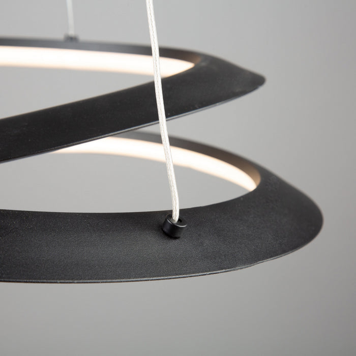 Artcraft AC7677BK LED Pendant, Black