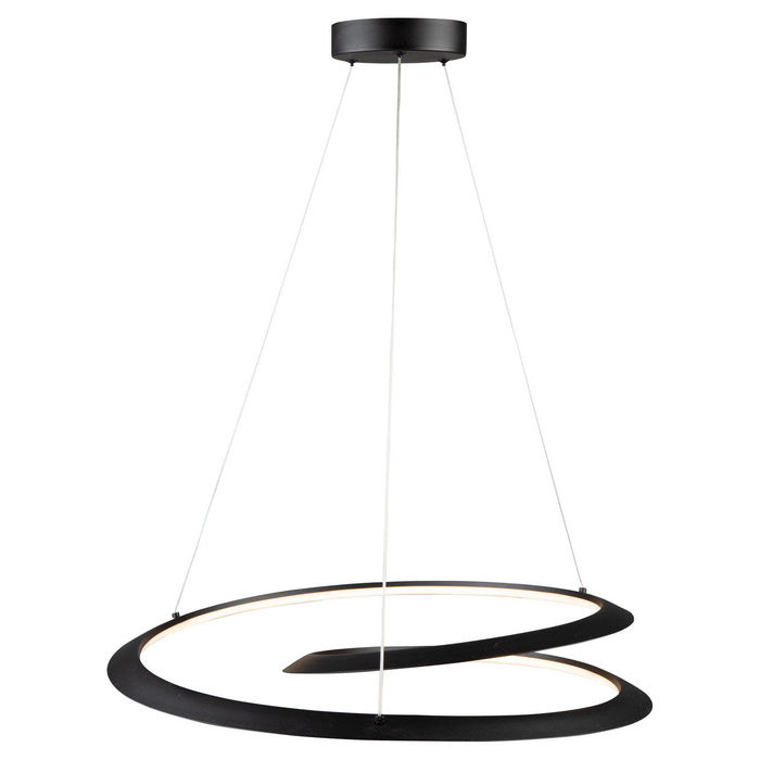 Artcraft AC7678BK LED Pendant, Black