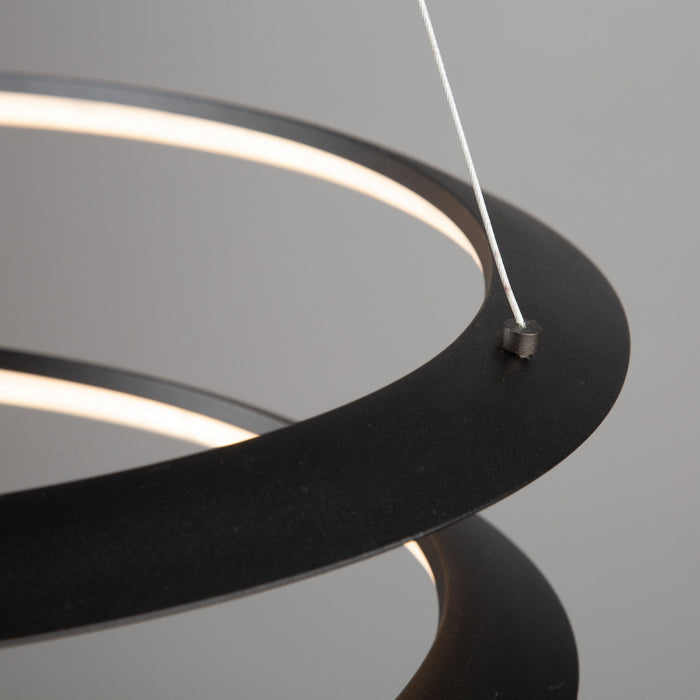 Artcraft AC7678BK LED Pendant, Black