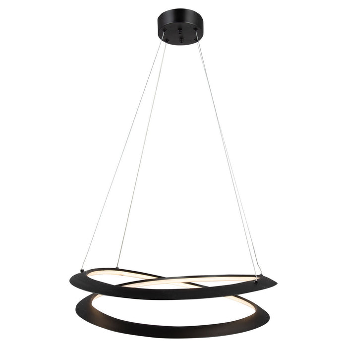Artcraft AC7679BK LED Pendant, Black