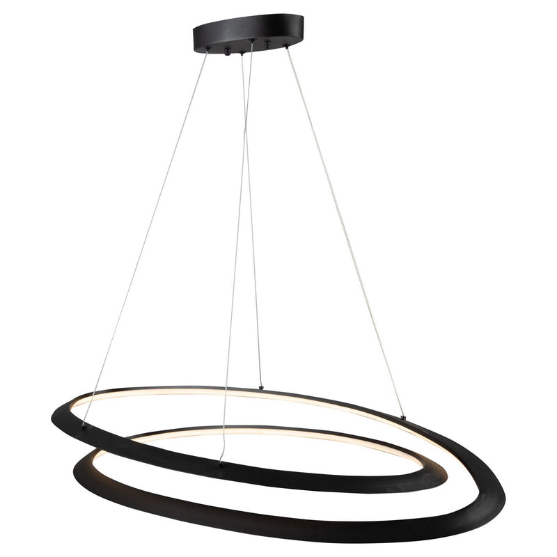 Artcraft AC7679BK LED Pendant, Black