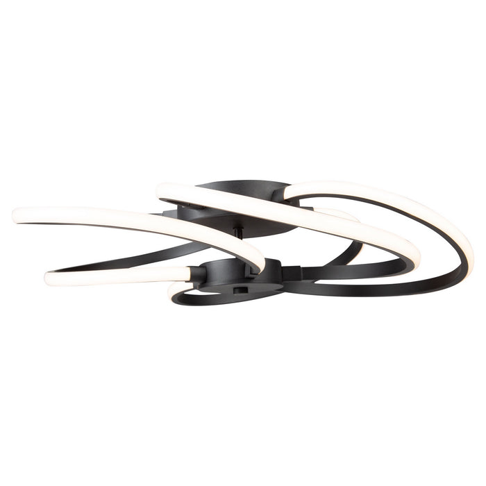 Artcraft AC7687BK LED Flush Mount, Black