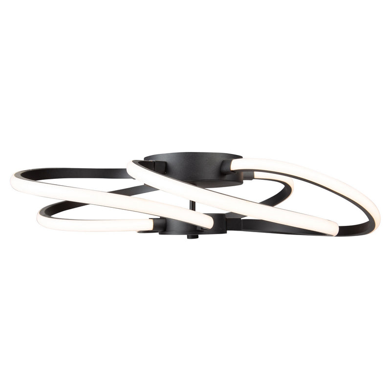 Artcraft AC7687BK LED Flush Mount, Black