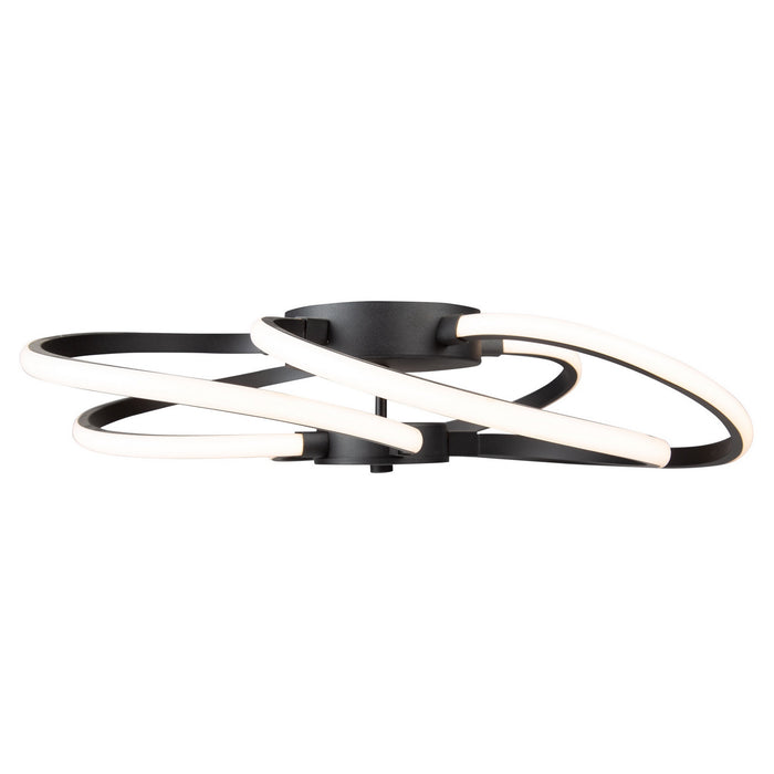 Artcraft AC7687BK LED Flush Mount, Black