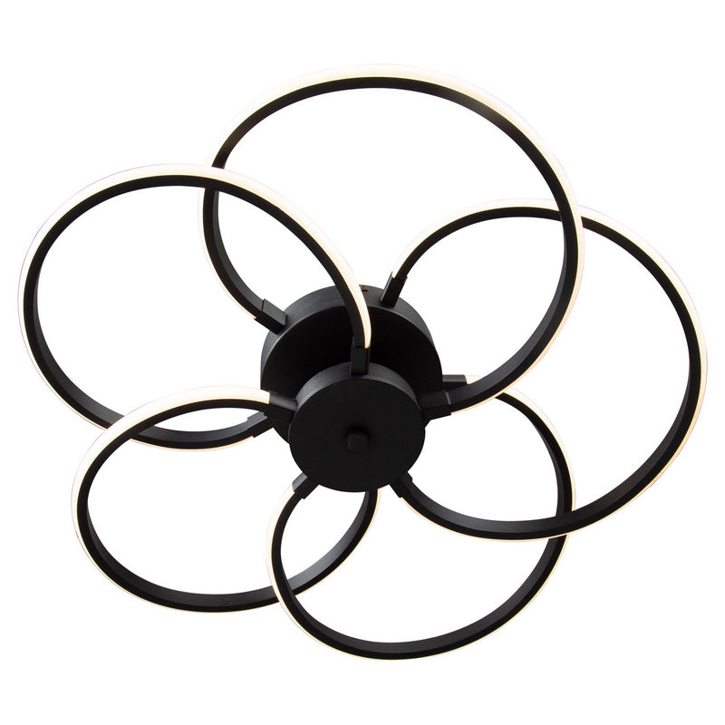 Artcraft AC7687BK LED Flush Mount, Black