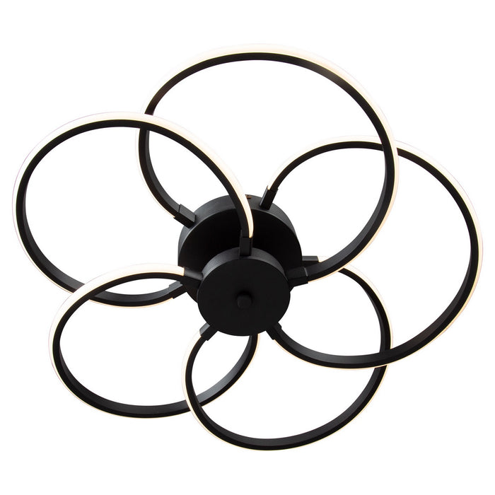 Artcraft AC7687BK LED Flush Mount, Black