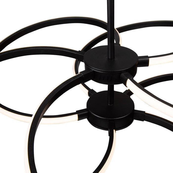 Artcraft AC7688BK LED Pendant, Black