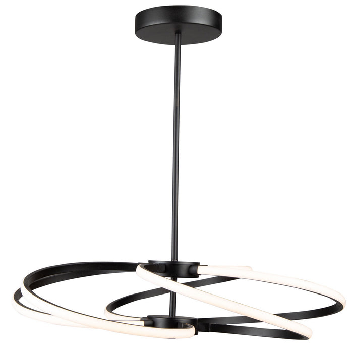 Artcraft AC7689BK LED Pendant, Black