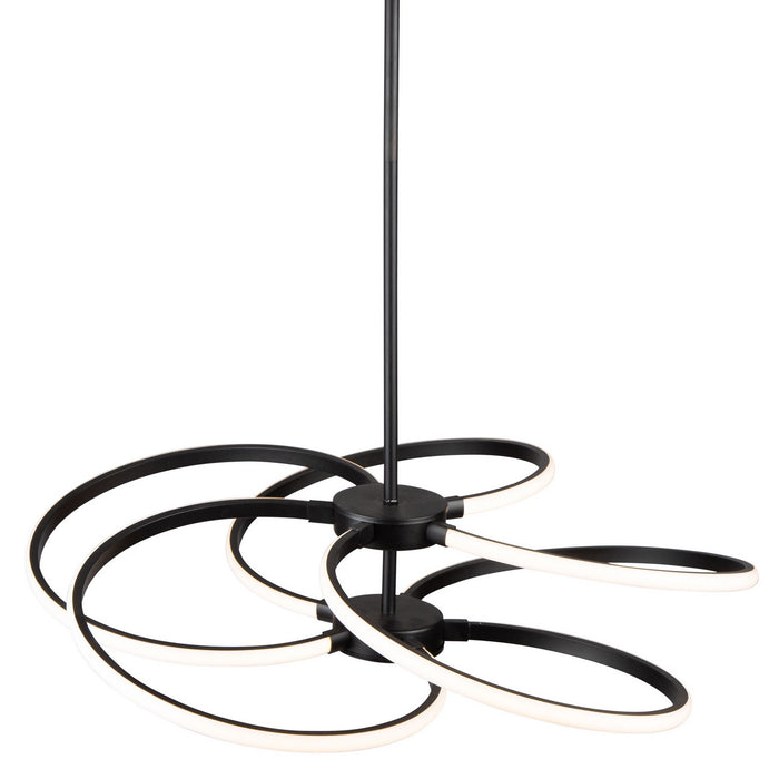 Artcraft AC7689BK LED Pendant, Black