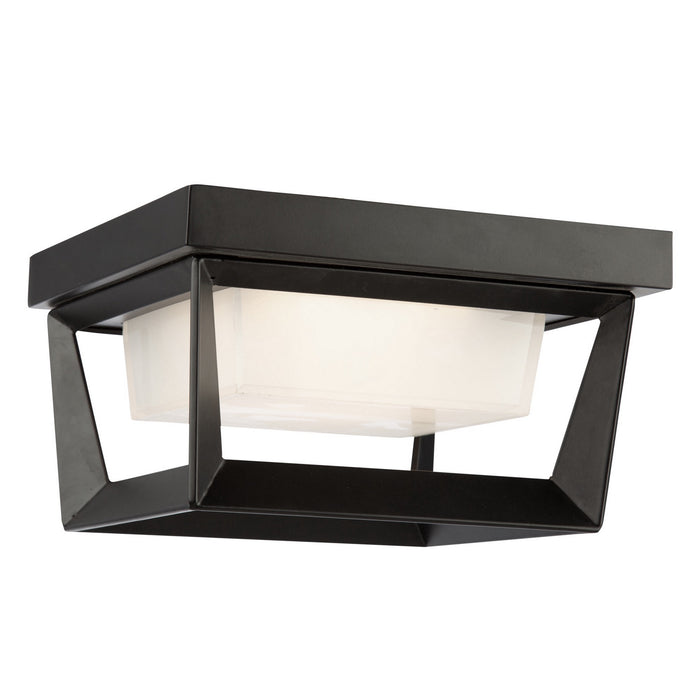 Artcraft AC9186BK LED Outdoor Flush Mount, Black