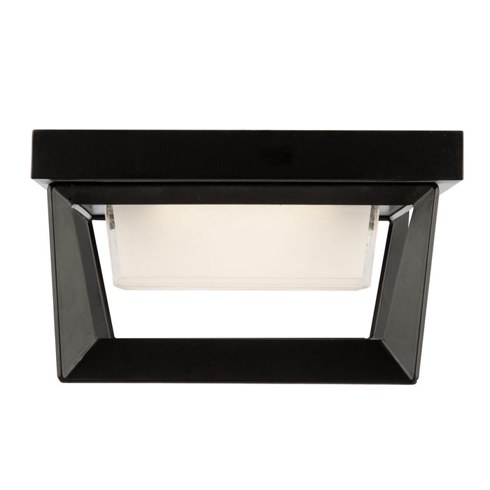 Artcraft AC9186BK LED Outdoor Flush Mount, Black