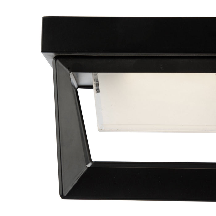 Artcraft AC9186BK LED Outdoor Flush Mount, Black