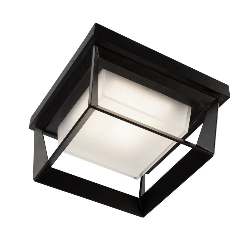 Artcraft AC9186BK LED Outdoor Flush Mount, Black