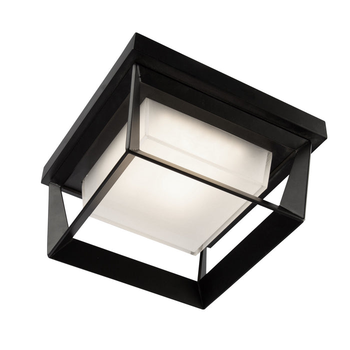 Artcraft AC9186BK LED Outdoor Flush Mount, Black