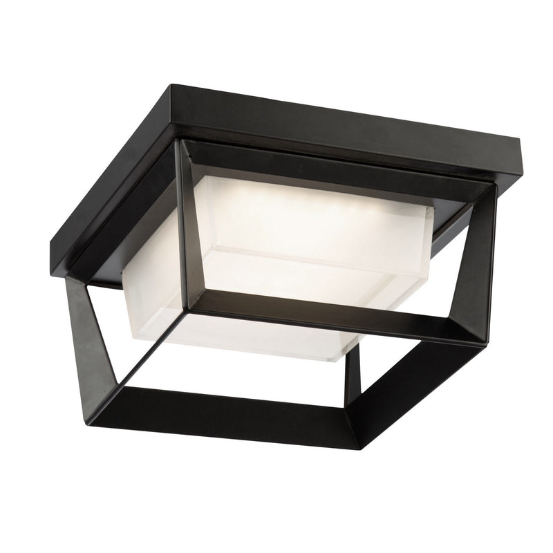 Artcraft AC9186BK LED Outdoor Flush Mount, Black