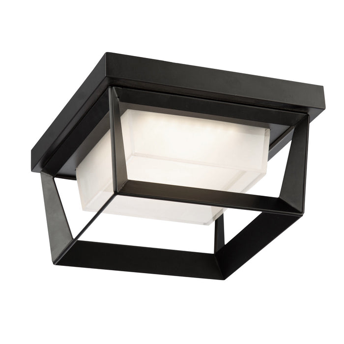 Artcraft AC9186BK LED Outdoor Flush Mount, Black