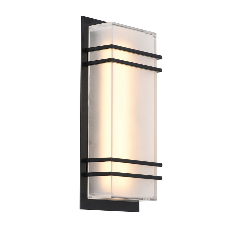 Artcraft AC9191BK LED Outdoor Wall Mount, Black