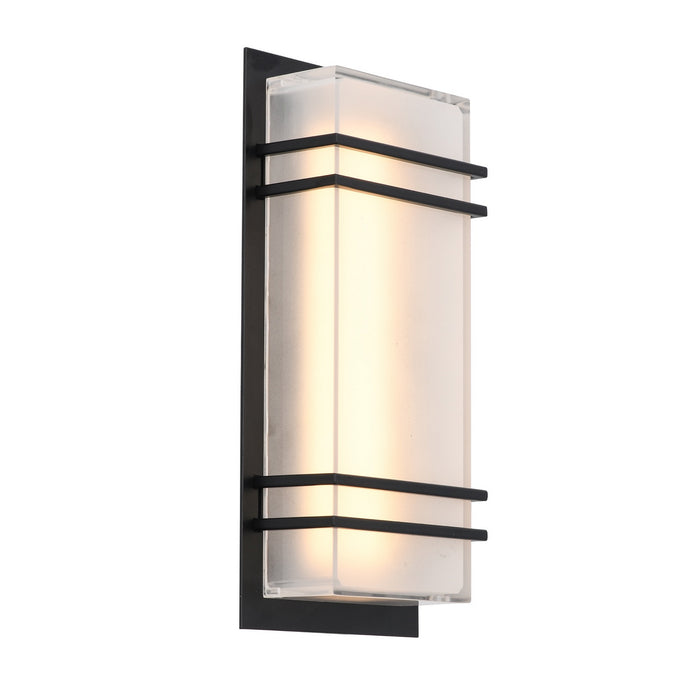 Artcraft AC9191BK LED Outdoor Wall Mount, Black