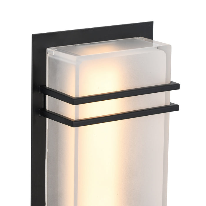Artcraft AC9191BK LED Outdoor Wall Mount, Black